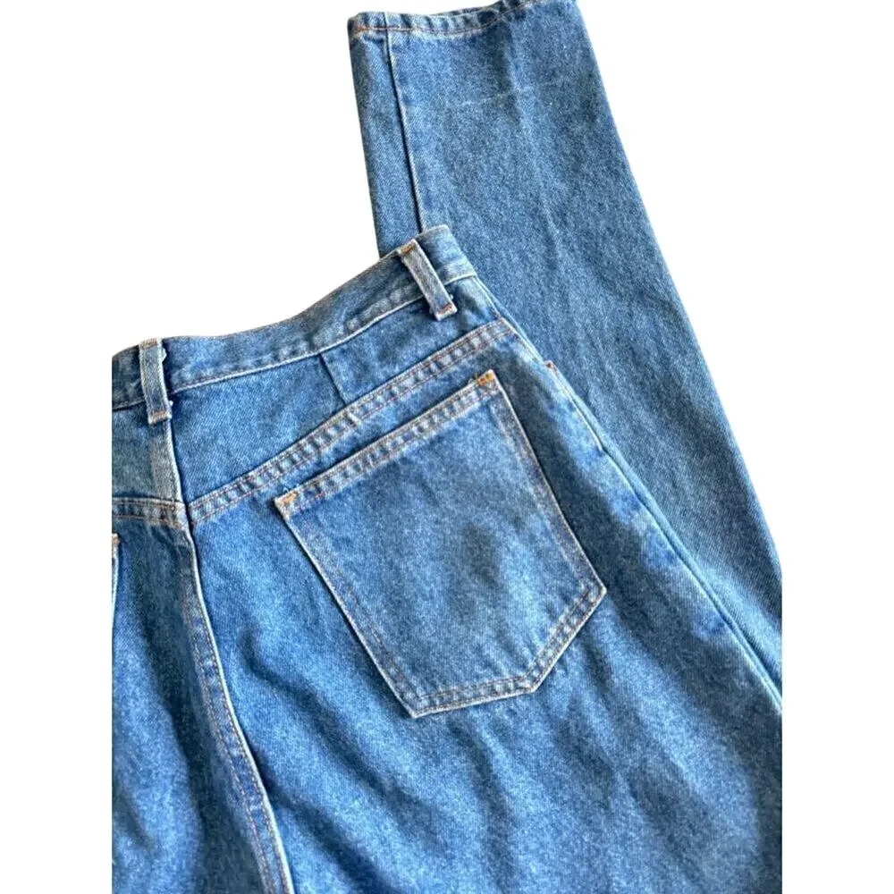The Gap Vintage High Rise Tapered Mom Jeans USA Made 100% Cotton Size 13/14 - Picture 5 of 8